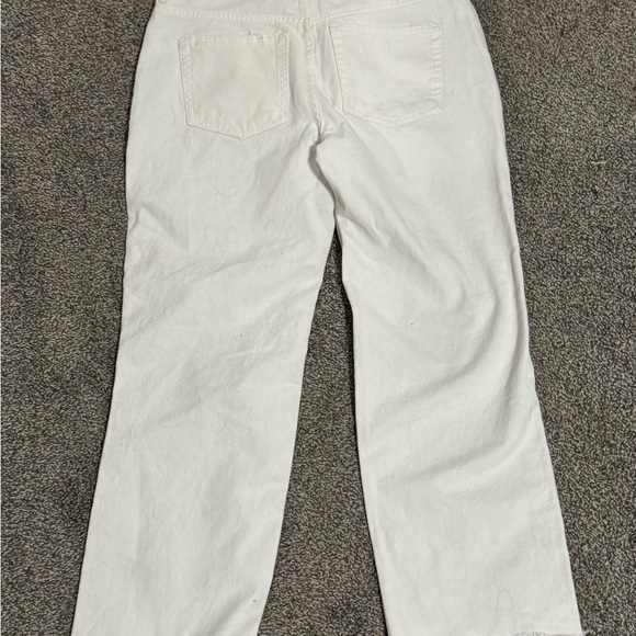 We The Free Women’s Relaxed Fit Distressed White Jeans size 27 new without tags - Picture 2 of 4